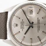 Rolex Datejust Silver Pie Pan 1970