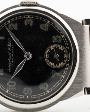 Iwc Cushion Black Sub Second 1936