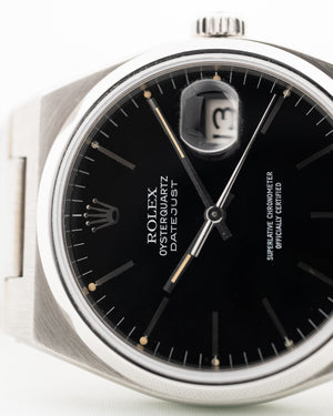 Rolex Datejust Oysterquartz Black 1978