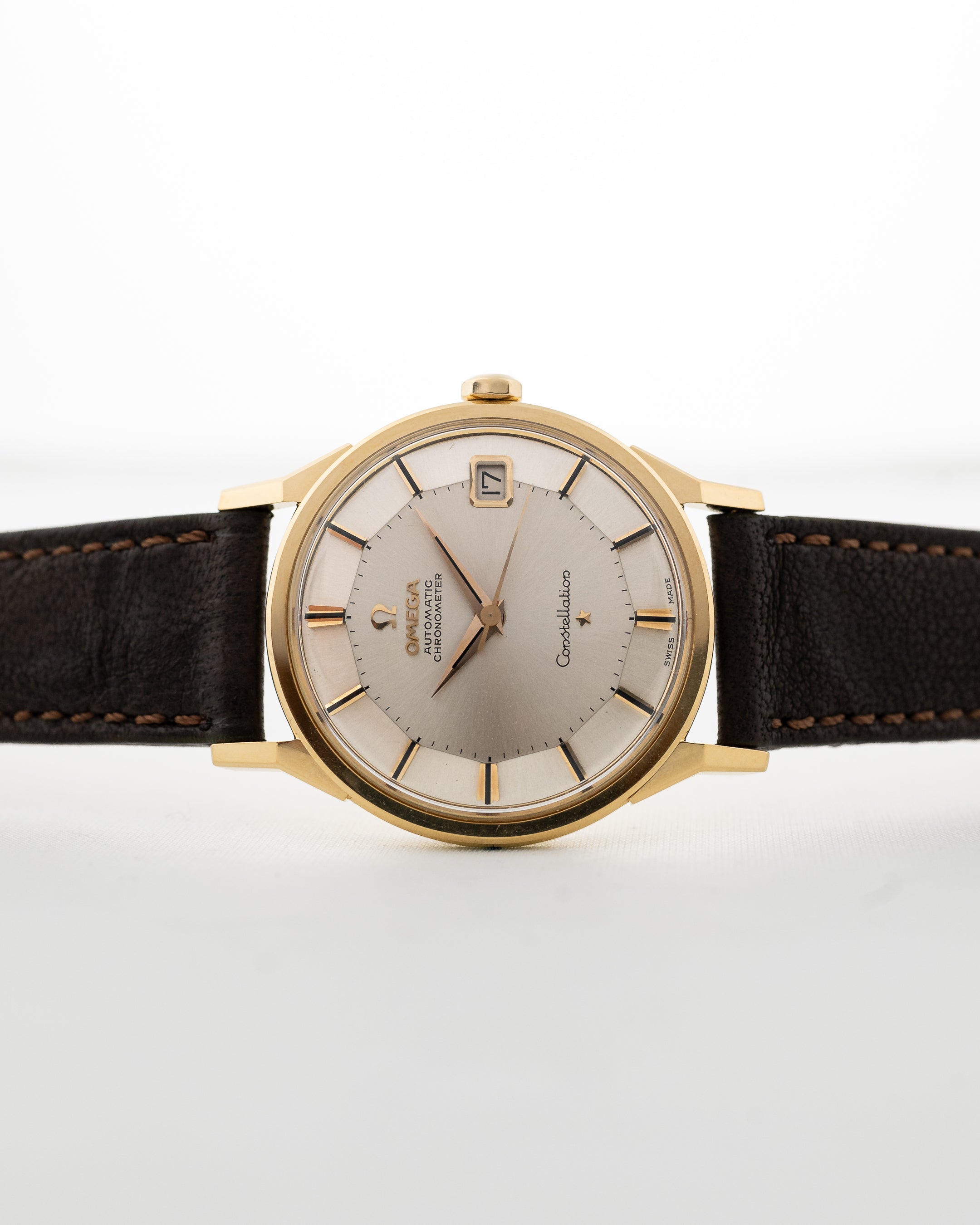 Omega Constellation 18k Pie Pan Nos 1962 Goldammer Vintage Watches