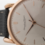 Iwc 18K Rose Gold Bombé 1956