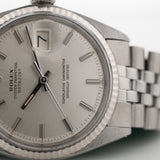 Rolex Datejust Silver Pie Pan 1972