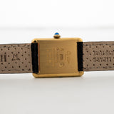 Cartier Tank Vermeil Black 1982