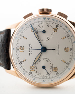 Universal Geneve Uni-Compax 18k 1947