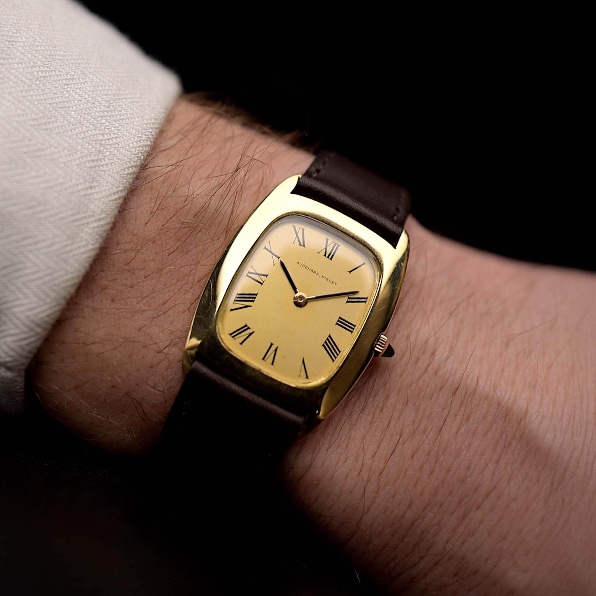 Vintage Audemars Piguet 5233 Tonneau Roman 1970er Jahre