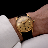 Rolex Oyster Perpetual 18k Pfeilspitze 1955