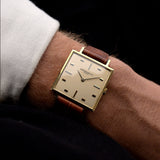 Vacheron Constantin 18k Quadrat Creme 1950er Jahre