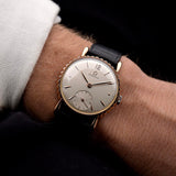 Omega Kleid 18k Rose Teardrop 1947