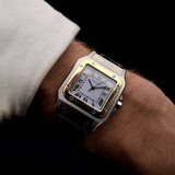 Cartier Santos Carrée Zweifarbig 1990er Jahre