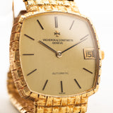 Vacheron Constantin 18k Quadratischer Korb 1970er