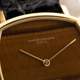 Vacheron Constantin 18k Quadratisches Tigerauge 1970s