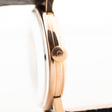 Omega Art Deco 18k Schwarz Vergoldet 1944