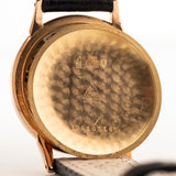 Omega Art Deco 18k Schwarz Vergoldet 1944