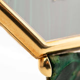 Piaget 18k Sechseck Malachit 1970er