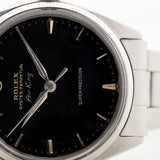 Rolex Air King Schwarz Glänzend Vergoldet 1962