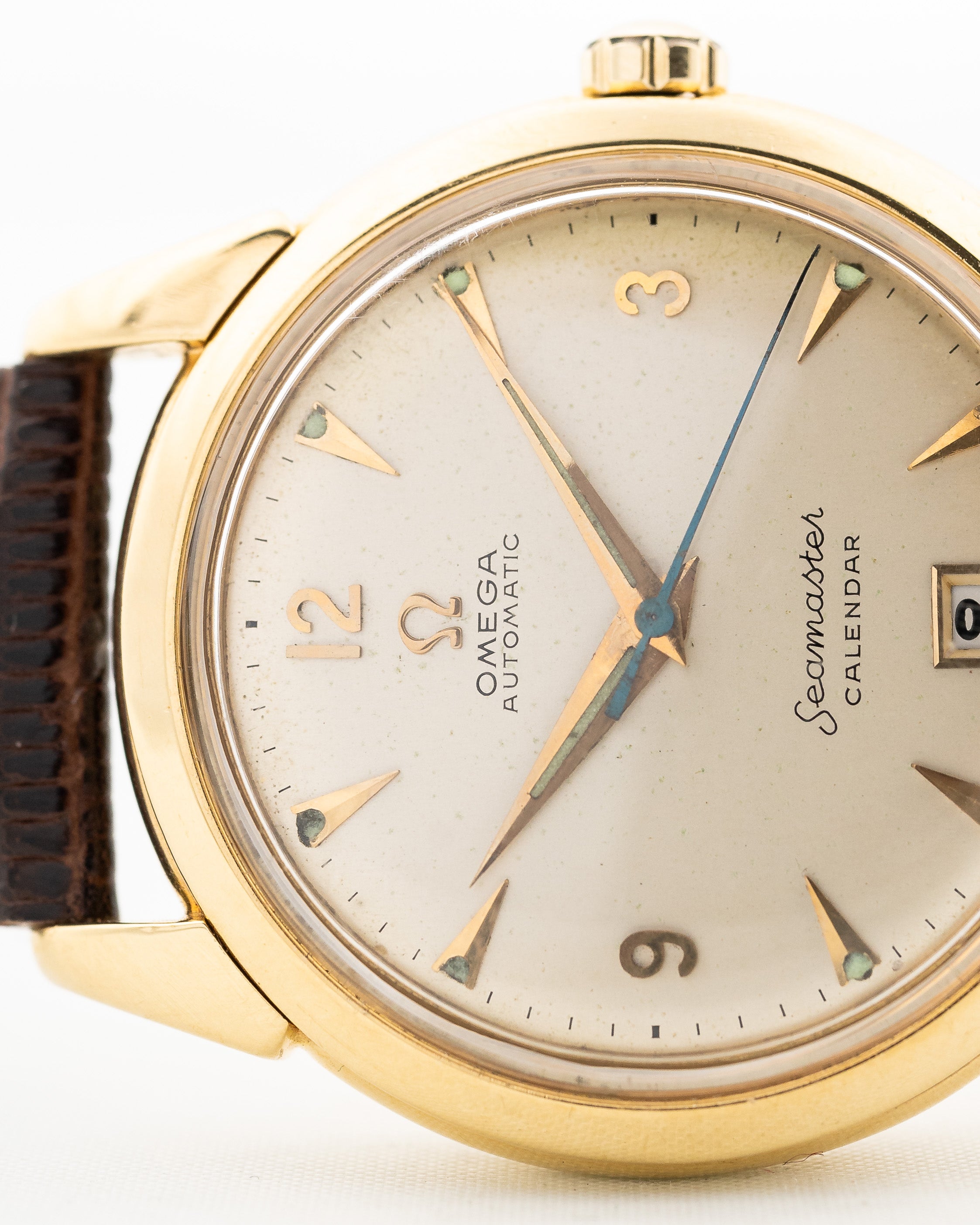 Omega Seamaster Kalender Datum 18k 1952 GOLDAMMER
