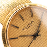 Patek Philippe Calatrava 18k Clous de Paris 1970er Jahre