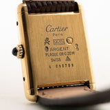 Cartier Tank Vermeil 1980er Jahre