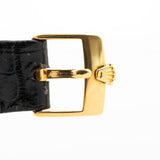 Rolex Cellini 18k Rechteckig Schwarz 1970s