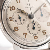 Omega Pre Cal. 321 Chronograph 2279 Silber 1940er Jahre