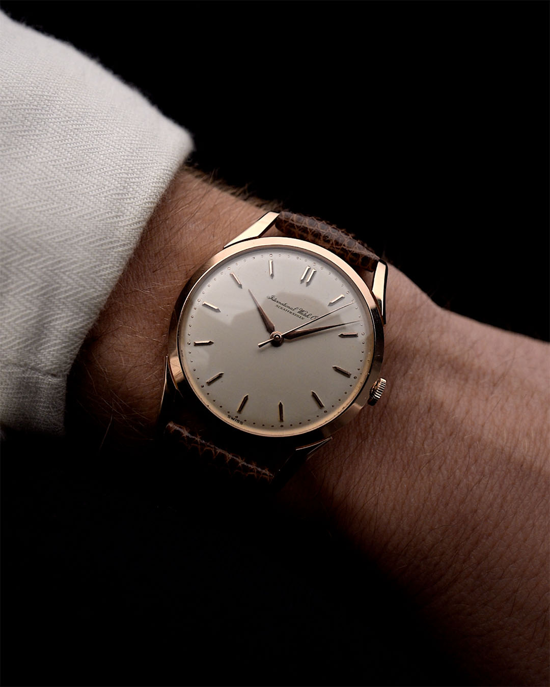 Vintage IWC Cal. 89 18k Rose 1956