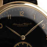 IWC Pre Hermet 14 Karat Schwarzvergoldung 1940