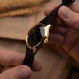 IWC Pre Hermet 14 Karat Schwarzvergoldung 1940