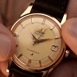 Omega Constellation 14393 Railroad 18 Karat Roségold 1960