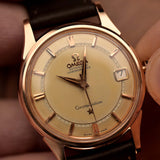 Omega Constellation 14393 Railroad 18 Karat Roségold 1960