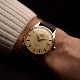 Omega Constellation 14393 Railroad 18 Karat Roségold 1960