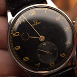 Omega Jumbo Art Deco Schwarz Pontife 1939