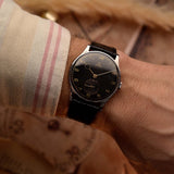 Omega Jumbo Art Deco Schwarz Pontife 1939