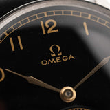 Omega Sub Second Vergoldete Spritze 1940er Jahre
