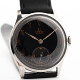 Omega Sub Second Rose Vergoldetes Blatt 1939