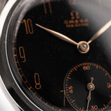 Omega Sub Second Rose Vergoldetes Blatt 1939