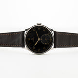 Omega Art Deco Schwarze Spritze 1935
