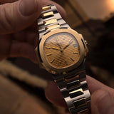 Patek Philippe 3800 Nautilus Zweifarbig 1990er Jahre