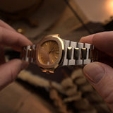 Patek Philippe 3800 Nautilus Zweifarbig 1990er Jahre