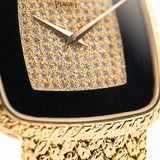Piaget 9771 TV Onyx Pavé 1970er Jahre