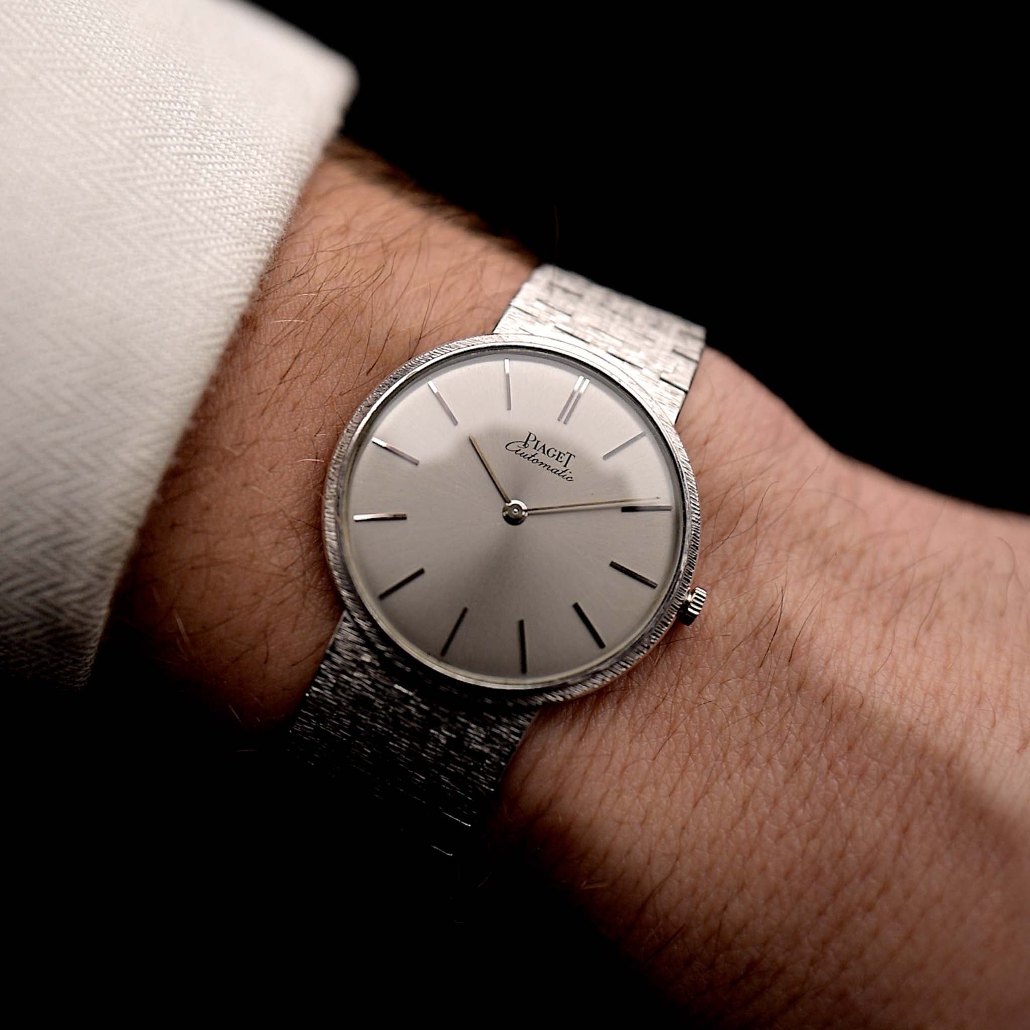Vintage Piaget 18k Automatik 12601 1970er Jahre