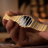 Piaget Polo 7661 Jumbo Onyx Zebra 1980er Jahre