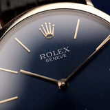 Rolex Cellini 4112 Blau 18k 1995