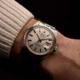 Rolex 1601 Datejust Pie Pan Silber 1973
