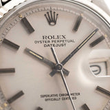 Rolex 1601 Datejust Pie Pan Silber 1973