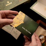 Rolex Day Date 18038 Braun Vignette Diamant 1981