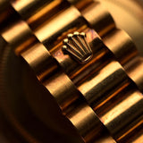 Rolex Day Date 18038 Braun Vignette Diamant 1981