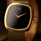Vacheron Constantin 2099 Cushion 18 Karat Onyx 1970er Jahre