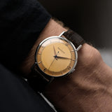 Jaeger LeCoultre Eisenbahn Karamell 1940er Jahre