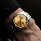 Rolex Datejust Pie Pan Two Tone 1975