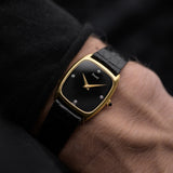 Piaget Quadrat 18k Diamant Onyx 1970s